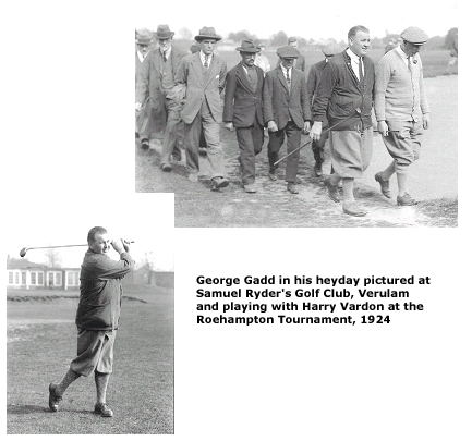 George Gadd at Samuel Ryder's Golf Club, Verulam 1924