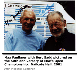 Max Faulkner and Bert Gadd, 2001